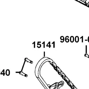 15141-LDB5-E00 CHAIN OIL PUMP — diagram cutout
