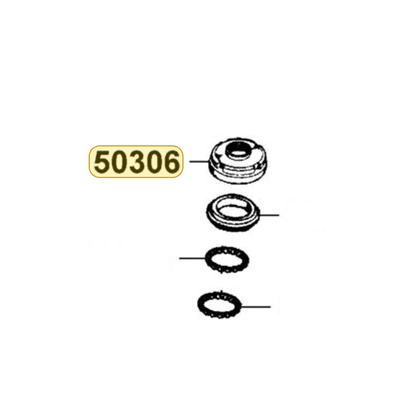 50306-LHD7-900 LOCK NUT 1" — diagram cutout