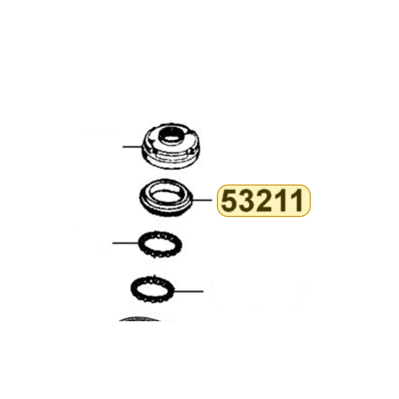 53211-LHD7-900 TOP HEAD CONE 1" — diagram cutout