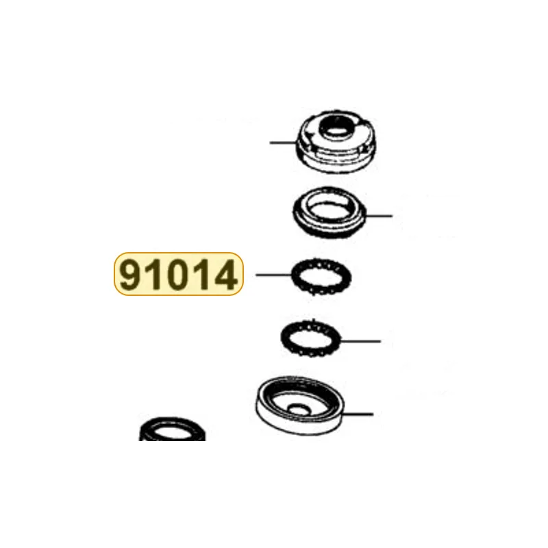 91014-LHD7-900 BALL RETAINER 5/32" — diagram cutout