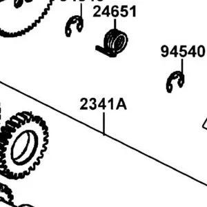 2341A-LDB5-900 SHAFT ASSY DRIVE — diagram cutout