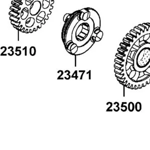 23471-LDB5-E00 SHIFT FORWARD & LOWER — diagram cutout