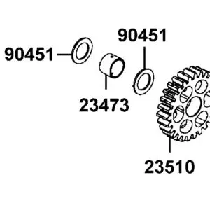 23473-LDB5-E00 COLLAR 20X17X14 — diagram cutout