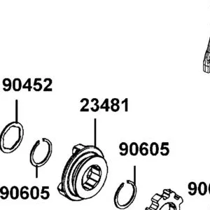 23481-LDB5-E00 SHIFT BACKWARD — diagram cutout