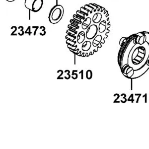 23510-LDB5-900 GEAR FORWARD DRIVEN 27T — diagram cutout