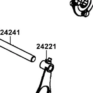 24221-LDB5-E00 FORK LEFT GEAR SHIFT — diagram cutout