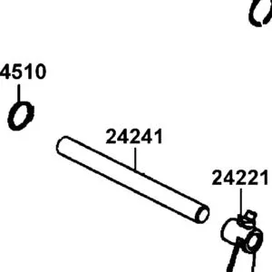 24241-LDB5-E00 SHAFT GEAR SHIFT FORK — diagram cutout