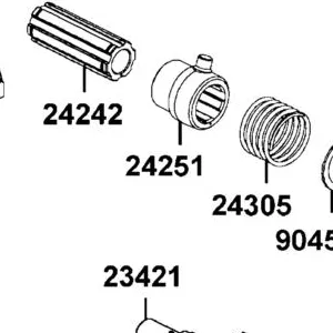 24251-LDB5-E00 GUIDE RIGHT FORK — diagram cutout