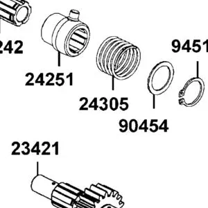 24305-LDB5-E00 SPRING RIGHT FORK — diagram cutout