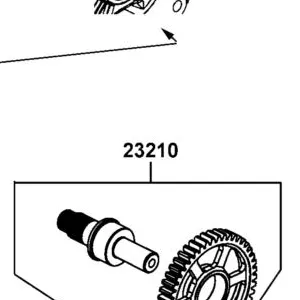 23210-LDB5-E00 SHAFT COMP MAIN — diagram cutout