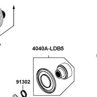4040A-LDB5-E00 COUPLING RR PROPELLER — diagram cutout