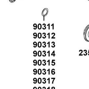 90313-LDB5-E00 SHIM DRIVE BEVEL GEAR C (0.675~0.725) — diagram cutout