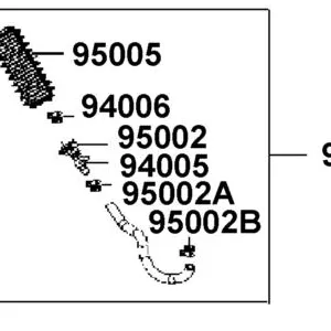 94005-PWB1-900 HOSE BARB INTAKE MANIFOLD — diagram cutout