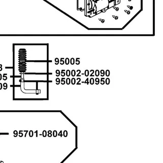 95002-40950-08 CLAMP D9.5 TUBE — diagram cutout