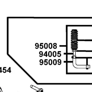 95008-PWB1-900 HOSE VENT-GEARCASE(80mm) — diagram cutout