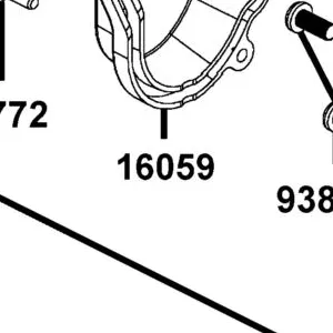 16059-LDB5-E00-N1R COVER WIRE STAY (Black) — diagram cutout