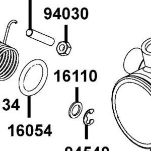 16110-KGC5-900 WASHER SHAFT ASSY — diagram cutout
