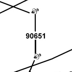 90651-LCA5-E00 CLIP FENDER — diagram cutout