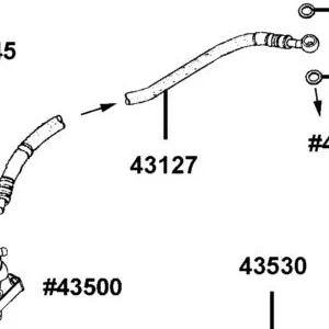 43127-LFE9-E00 HOSE ASSY??? RR BEAKE — diagram cutout