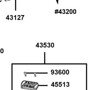 43530-LFE9-306 MASTER CYLINDER ASSY RR — diagram cutout