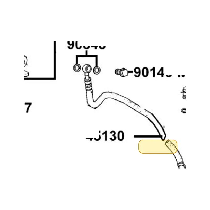 45130-LFE9-900 HOSE ASSY, FR BRAKE-RH — diagram cutout