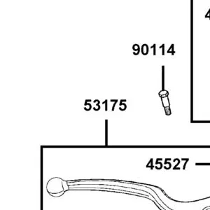 53175-LDB5-305-M2A LEVER SET BRK — diagram cutout