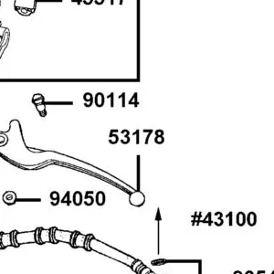 53178-KEBE-900-M2A LEVER L STRG HNDL — diagram cutout