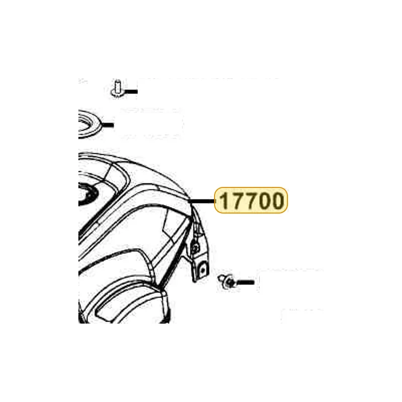 17700-ALD6-E00-B4P COVER TANK — diagram cutout