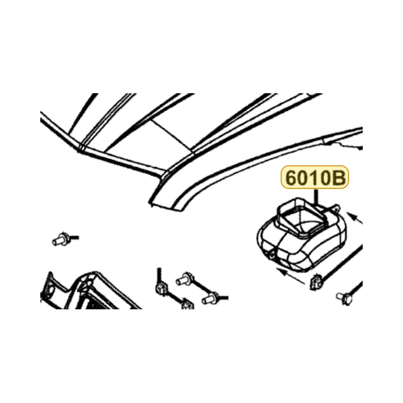 6010B-LDB5-E00 BOX ASSY TOOL — diagram cutout
