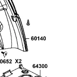 60140-LFE9-E01-N1R PROTECTOR L (Black) — diagram cutout