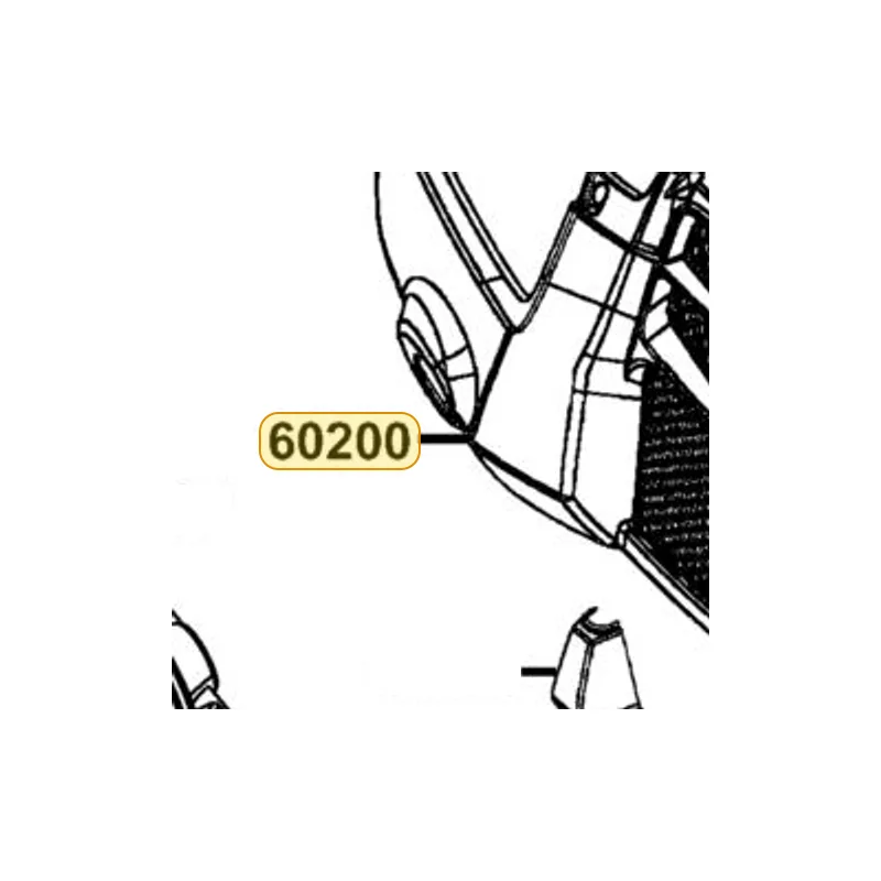 60200-LDB5-E01-N1R MUDGUARD FRONT (Black) — diagram cutout