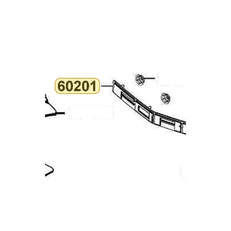60201-LKA8-900 EMBLEM BRAND — diagram cutout