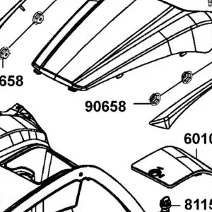 90658-PWA2-900 NUT STAMPED — diagram cutout