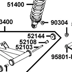 52144-PWB1-900 SEAL SUSPENSION — diagram cutout