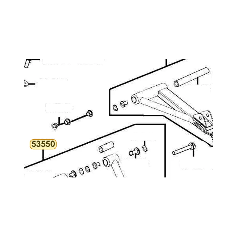 53550-LFE9-E00-MAS A-ARM ASSY FR LOWER LH — diagram cutout