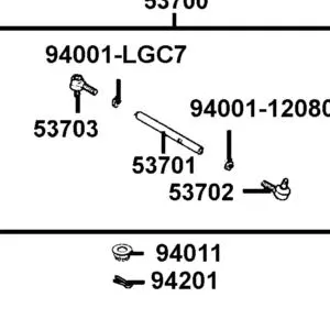 53701-ALC1-E00 TIE ROD — diagram cutout
