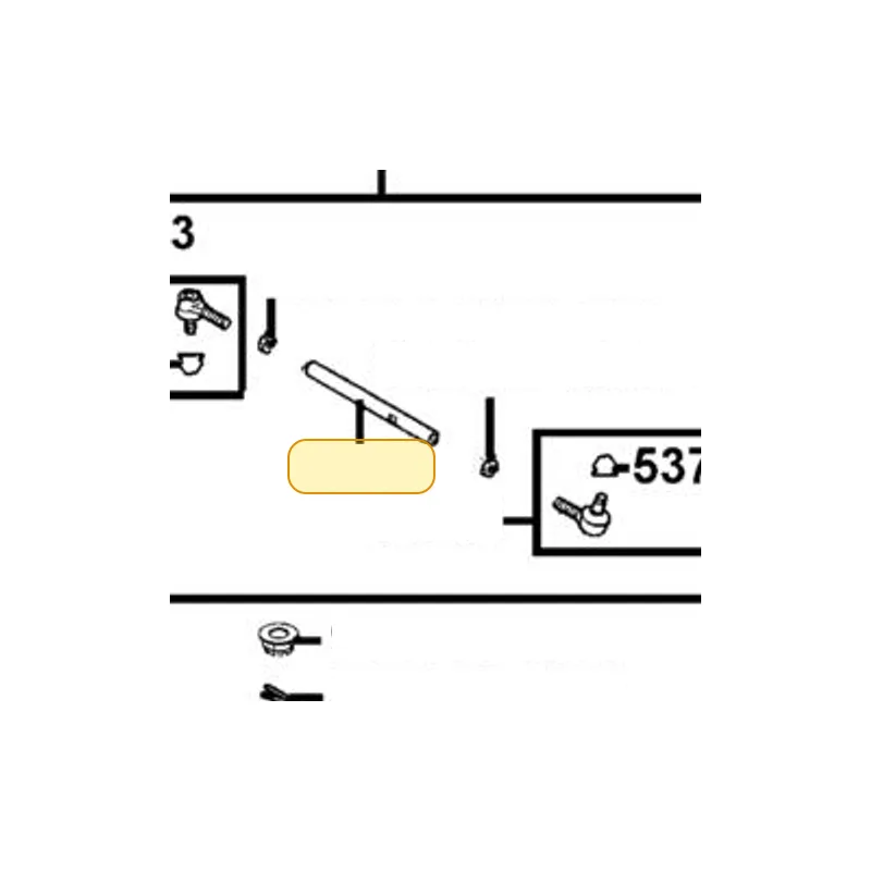 53701-LFE9-E00 TIE ROD — diagram cutout