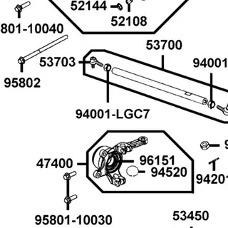 94001-LGC7-E00 NUT HEX LH 12MM — diagram cutout