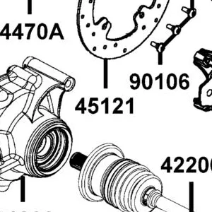 45121-PWB1-900 DISK BRAKE — diagram cutout