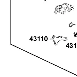 43110-LFE9-305 BRACKET ASSY — diagram cutout