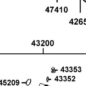 43200-LFE9-900-NJA CALIPER ASSY RR BRAKE (Silver) — diagram cutout