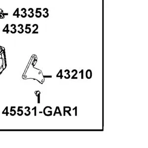 43210-LFE9-305 BRACKET ASSY (BLACK) — diagram cutout
