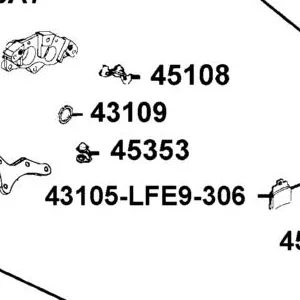 45353-4A61-77A CAP BLEEDER — diagram cutout