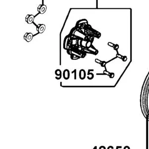 90105-LFA5-E01 STUD WHEEL MOUNTING — diagram cutout