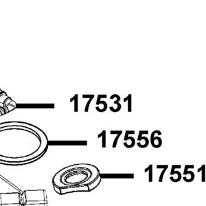 17531-LGC7-E01 CONNECTOR FUEL PUMP-90 DEGREE — diagram cutout