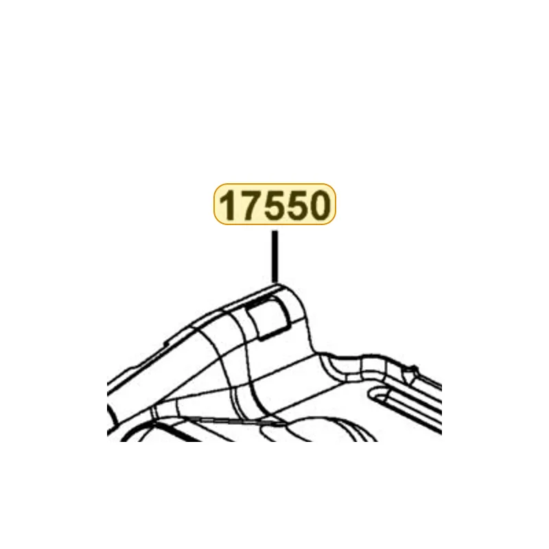 17550-LDB5-E00-N1R GUARD FUEL TANK (Black) — diagram cutout