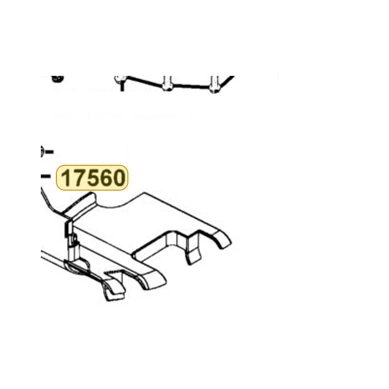 17560-LDB5-600-N1R PLATE HEAT INSULATION (Black) — diagram cutout