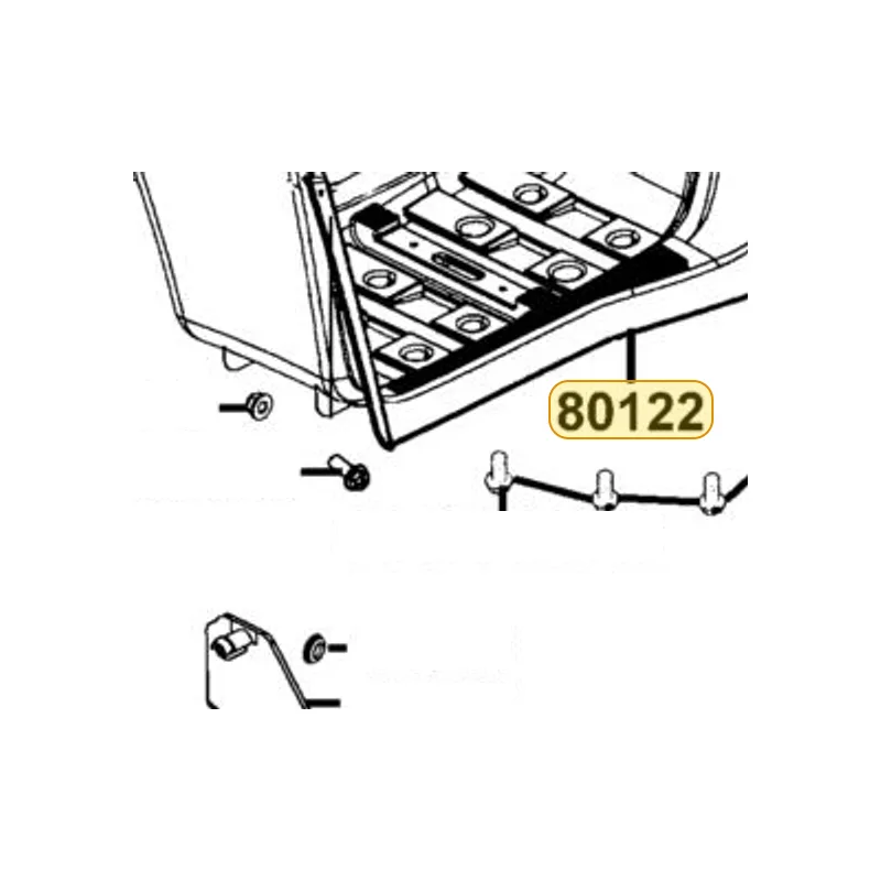 80122-LDB5-E01-N1R MUDGUARD L FLOOR (Black) — diagram cutout