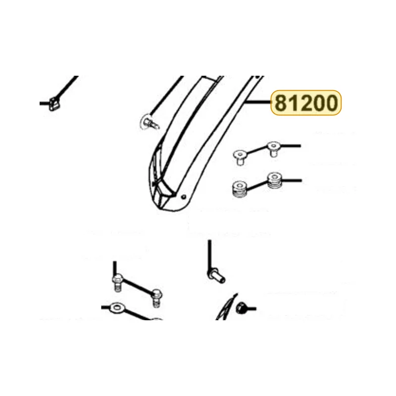 81200-LDB5-E01-N1R MUDGUARD R RR SIDE (Black) — diagram cutout
