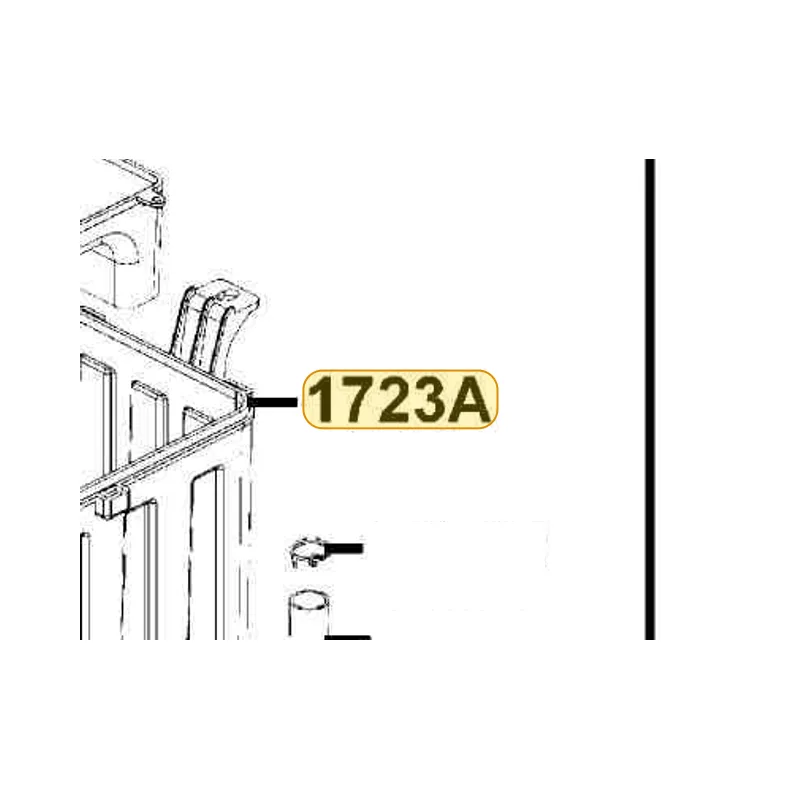 1723A-LKA8-E00 CASE ASSY.. AIR/C — diagram cutout
